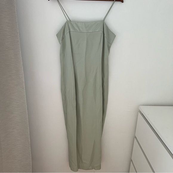 Vintage Sage Green Dress & Jacket - Picture 8 of 9